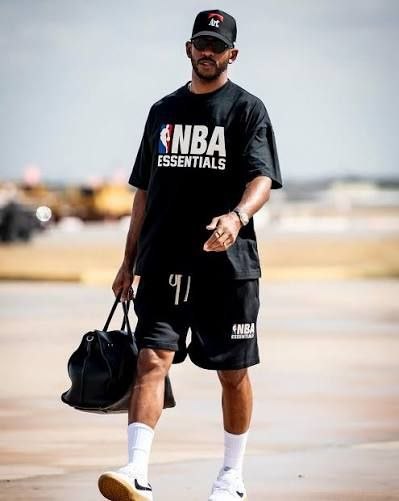 NBA Fear Of God Essentials 90'S Fit Unisex Shorts - Black