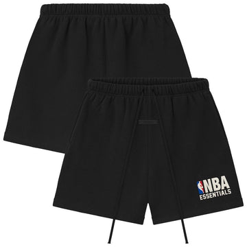 NBA Fear Of God Essentials 90'S Fit Unisex Shorts - Black